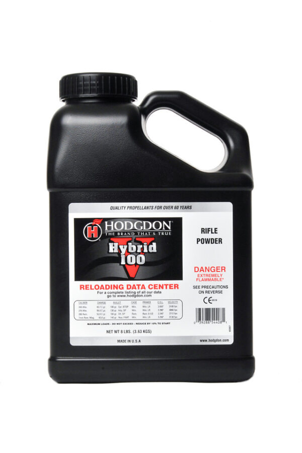 HODGDON HYBRID 100V SMOKELESS POWDER 8 LB