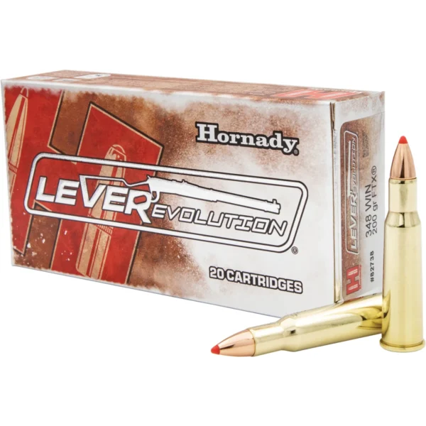 HORNADY 348 WIN 200GR LEVEREVOLUTION FTX 20