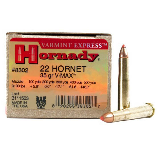 HORNADY VARMINT EXPRESS 22HORN 35GR VMAX